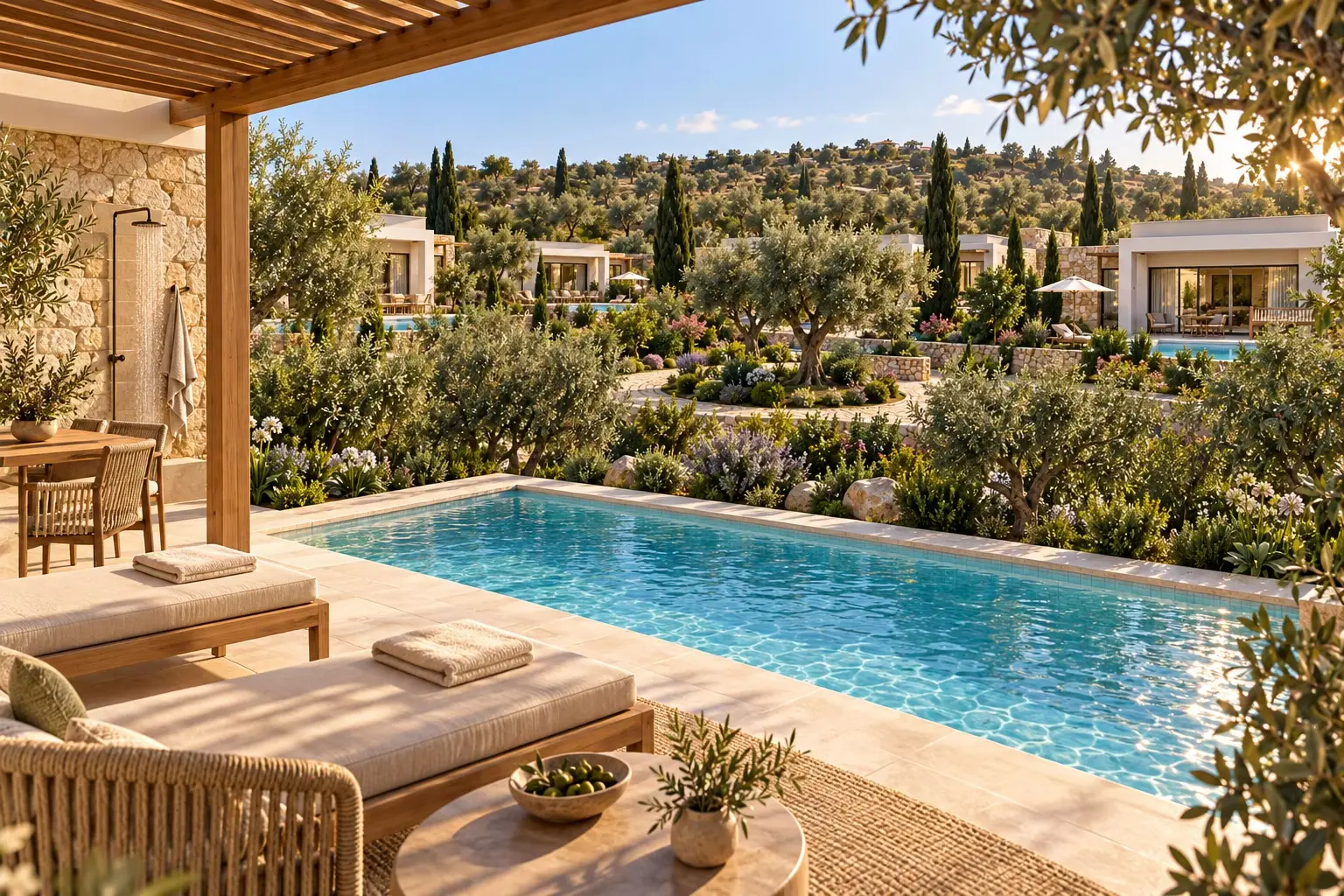 Villa 02 Pool view